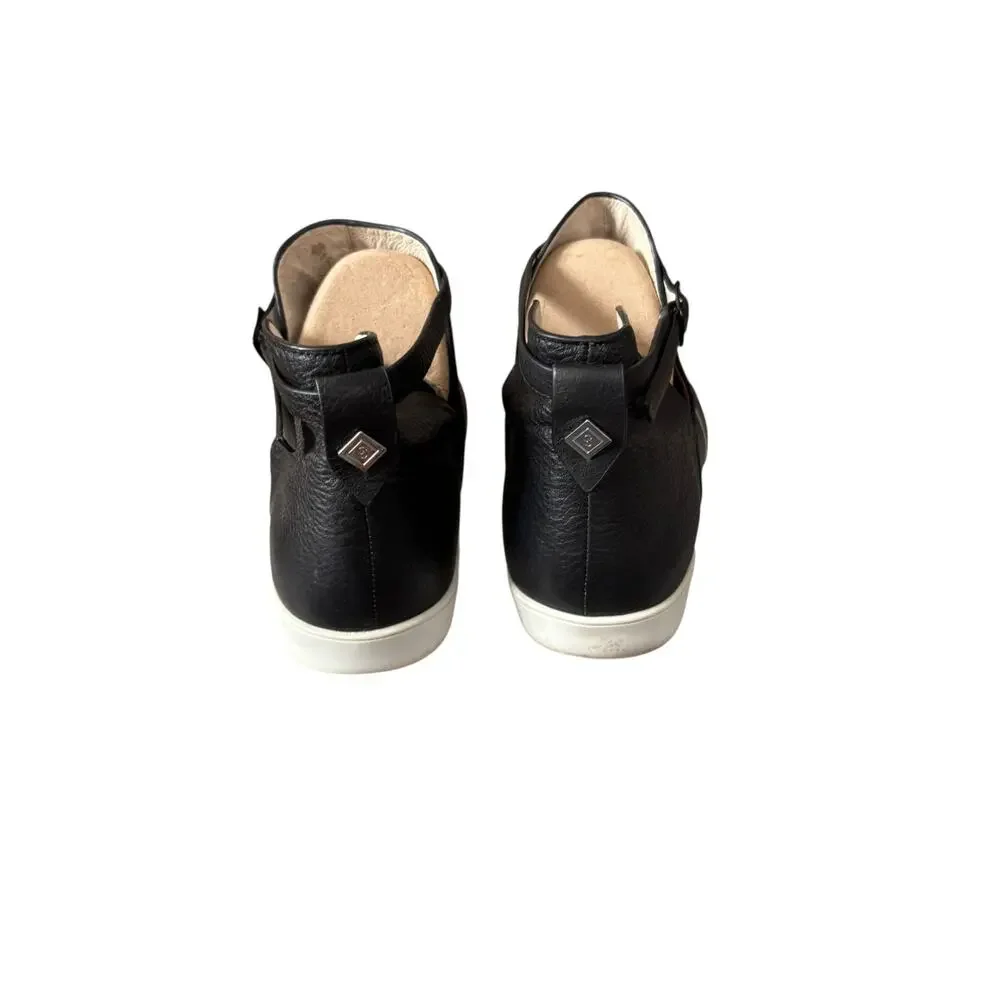 Cocktail Sneakers Black The Outsider Womens Ankle Boot Calfskin Leather Size 10